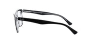 Ray-Ban RX5285 Prescription Eyewear Frames — Black On Transparent/Demo Lens — view 5
