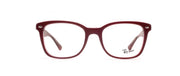 Ray-Ban RX5285 Prescription Eyewear Frames — Bordeaux On Transparent/Demo Lens — view 8