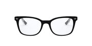 Ray-Ban RX5285 Prescription Eyewear Frames — Black On Transparent/Demo Lens — view 1