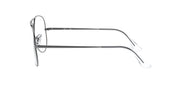 RX6489 prescription eyeglass frames, silver metal round frames with slim temples
