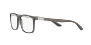 Ray-Ban RX8908 prescription frames, dark square-cut silhouette with angled side view