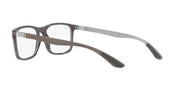 Ray-Ban RX8908 frames, dark textured temple arms in side profile view