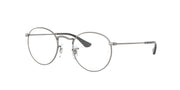Ray-Ban RX3447V prescription frames, silver round metal with dark temple tips