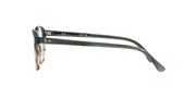 Ray-Ban RX5417 Prescription Eyewear Frames — Striped Blue Gradient Green/Demo Lens — view 29