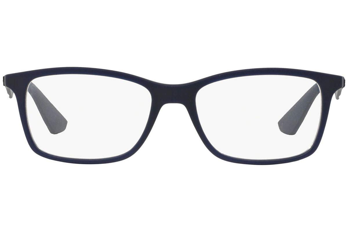 Ray-Ban RX7047 prescription frames, dark navy full-rim front view