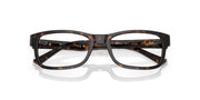 Ray-Ban prescription eyewear frames, havana tortoise rectangular full-rim