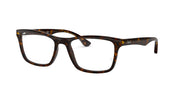 Ray-Ban RX5279 prescription frames, havana tortoise rectangular with demo lenses