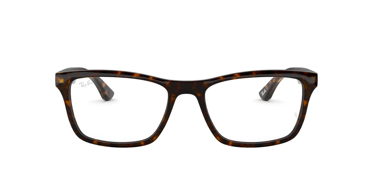 Ray-Ban RX5279 prescription frames, havana tortoise full-rim with demo lenses