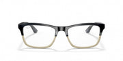 Ray-Ban RX5279 frames, black rectangular with clear demo lenses
