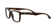Ray-Ban RX5279 prescription frames in dark tortoise, with demo lenses.