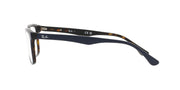 Ray-Ban RX5279 prescription frames, dark front with tortoise temples, demo lenses.