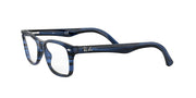 RX5228 prescription frames, deep blue gradient with rectangular lenses