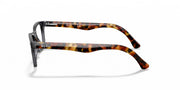 RX5228 prescription frames, dark front with tortoiseshell temple arms