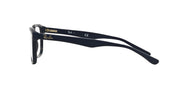RX5228 prescription frames, dark blue/black with hinged temples and rectangular lenses