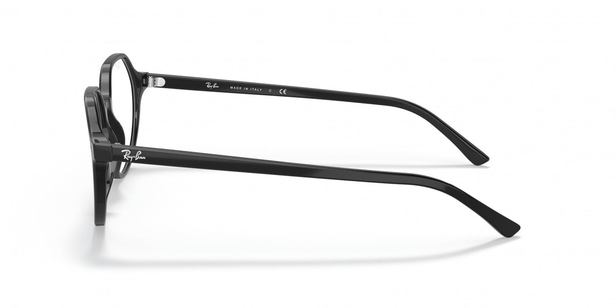 Ray-Ban RX5395 prescription frames, black temples and side profile