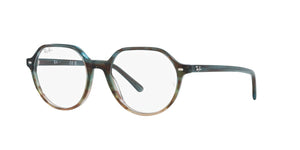 Striped Blue Gradient Green