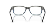 Ray-Ban RX5428 prescription frames, dark gray translucent front view