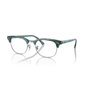 Striped Green On Silver
