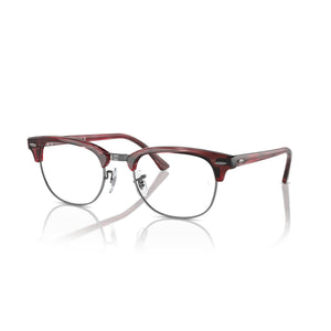 Striped Red On Gunmetal