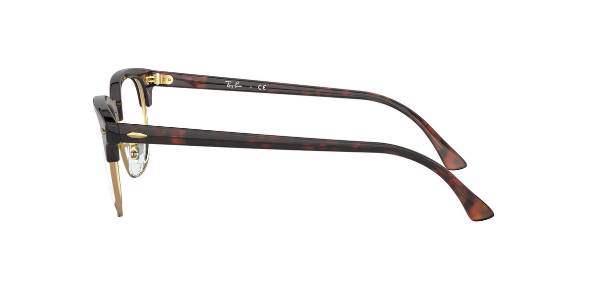 Ray-Ban prescription frames, tortoise acetate with gold-tone side arms