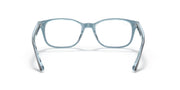 Ray-Ban light blue prescription eyewear frames with clear lenses, front view