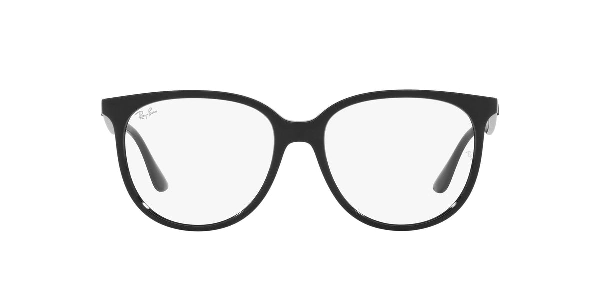 Ray-Ban prescription eyewear frames, black full-rim with round lenses