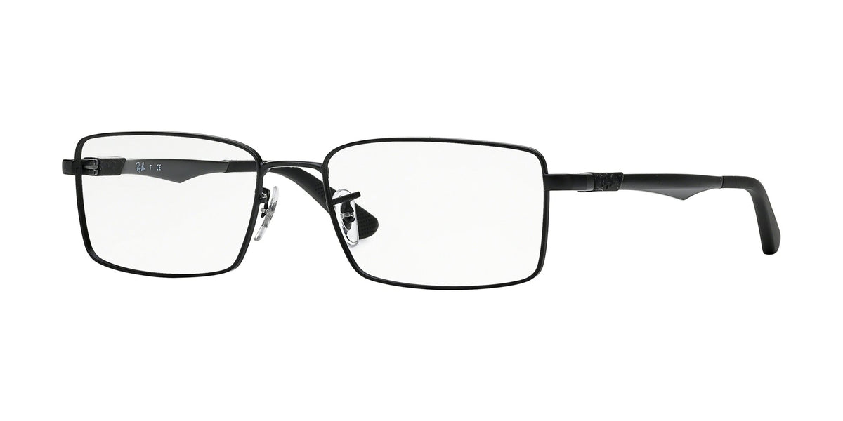 Ray-Ban RX6275 Prescription Eyewear Frames — Matte Black/Demo Lens — view 5