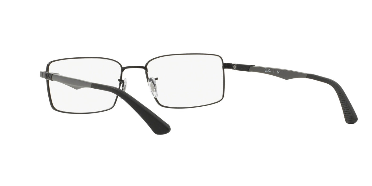 Ray-Ban RX6275 Prescription Eyewear Frames — Matte Black/Demo Lens — view 7