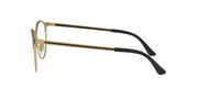 Ray-Ban RX6375 Prescription Eyewear Frames — Matte Black On Rubber Arista/Demo Lens — view 20