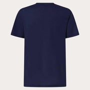 Men's navy crew-neck sun tee with no front graphic, plain back