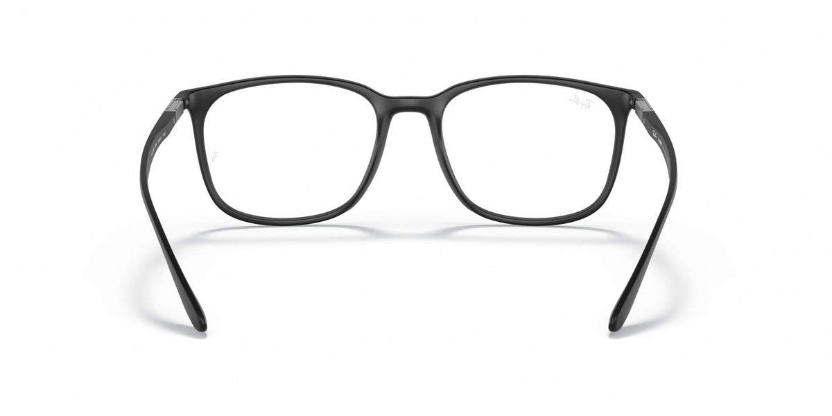 Grey prescription eyewear frames with full-rim rectangular lenses