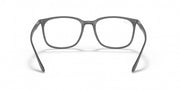 Ray-Ban RX7199 prescription eyewear frames, dark gray rectangular eyeglass style