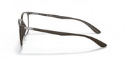Ray-Ban RX7199 prescription eyewear frames, dark gray full-rim metal arms