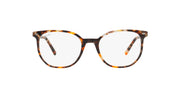 Ray-Ban RX5397 prescription frames, brown tortoise pattern round full-rim lenses