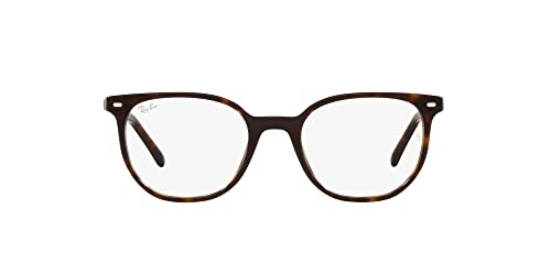 Ray-Ban RX5397 prescription eyeglass frames, Havana full-rim with round lenses