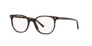 Ray-Ban RX5397 prescription eyeglass frames, Havana full-rim with side view