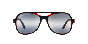 Black Red Blue/Clear Gradient Blue