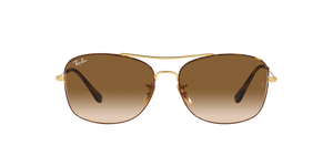 Havana on Gold/Clear Gradient Brown