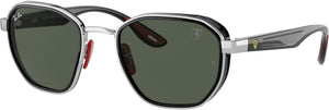 Silver/Dark Green