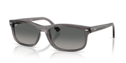Ray-Ban RB2224 sunglasses with light grey frame and grey gradient lenses