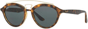 Ray-Ban Gatsby II RB4257 sunglasses, light Havana frames and dark green lenses