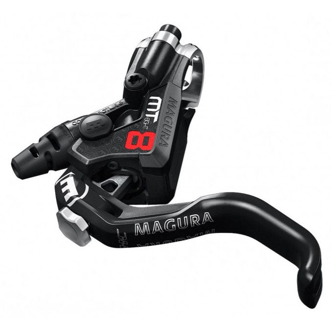Black Magura MT8 Pro disc brake master cylinder with 1-finger HC lever and BAT adjustment