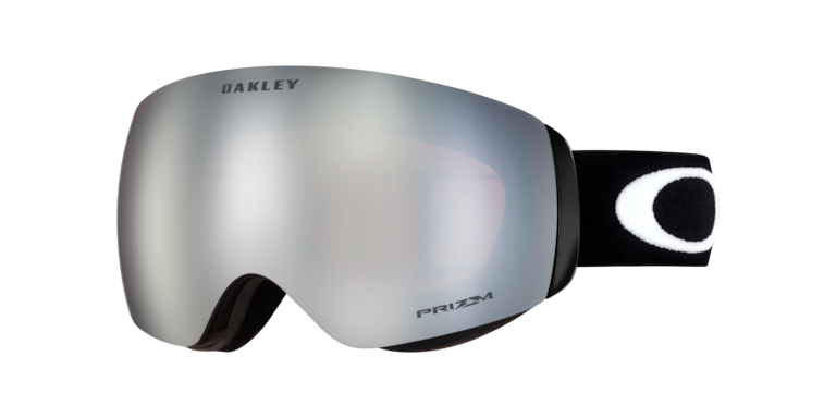 Oakley Flight Deck M — Matte Black / Prizm Snow Black Iridium — front three-quarter