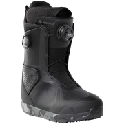 Nidecker men’s black snowboard boot with BOA dial and padded ankle collar