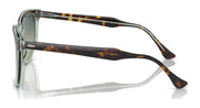 Ray-Ban RB2398 Eagleeye sunglasses, side view with green lenses and tortoise-pattern temples
