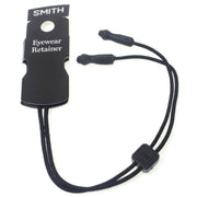 Smith nylon eyewear retainer with black cord and adjustable clip ends