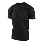 Troy Lee Designs youth black short sleeve jersey, front view