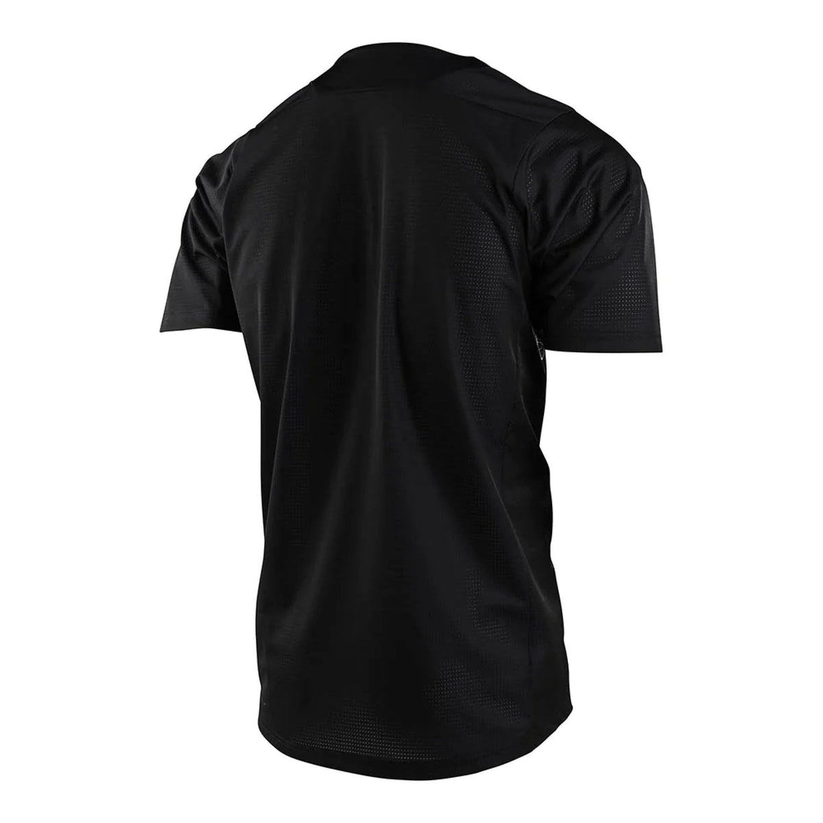 Troy Lee Designs youth black short sleeve jersey, back view
