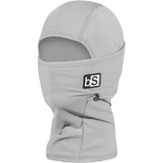 Youth expedition hood in light gray with bS logo patch and face opening