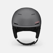 Dark gray Giro Tenet snow helmet with black ear pads